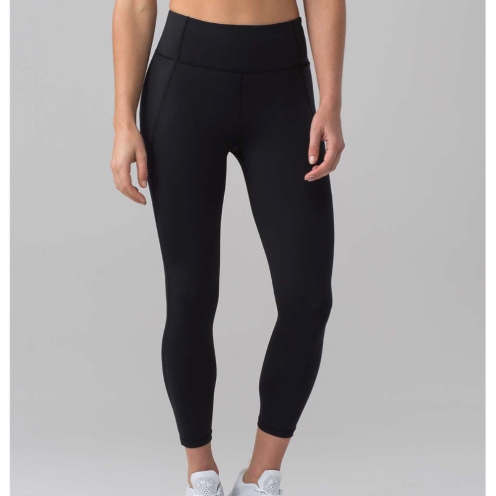 lululemon Fit Lap Crop 23" leggings, size 8 black